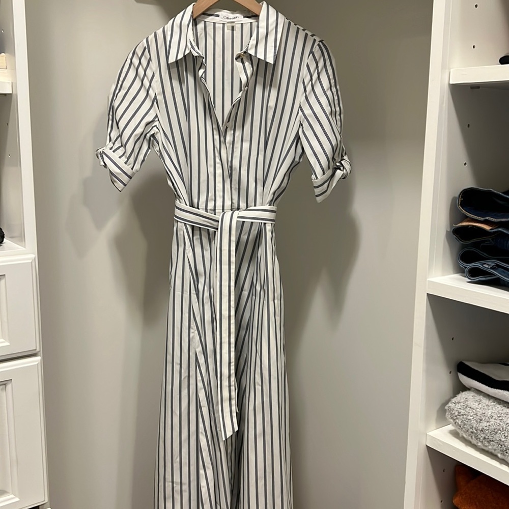 Calvin Klein Belted Dress